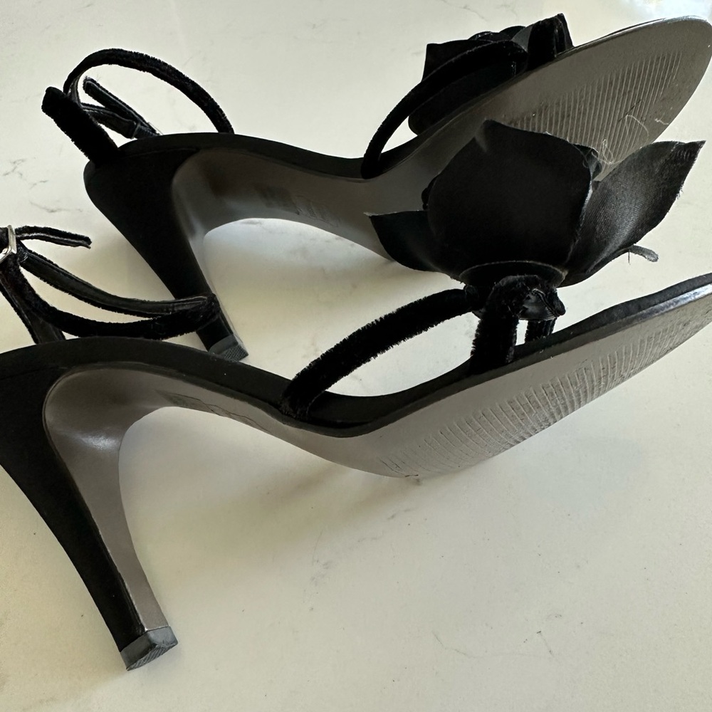 Impo Black Floral Heeled Sandals - Picture 7 of 8